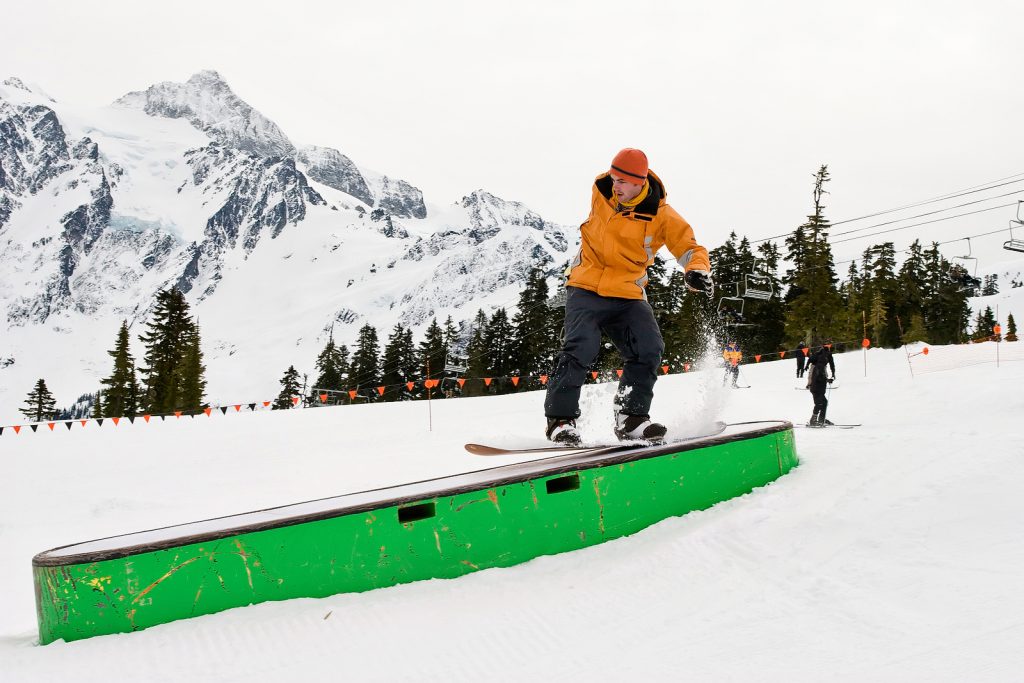 Skiing / snowboarding photograph